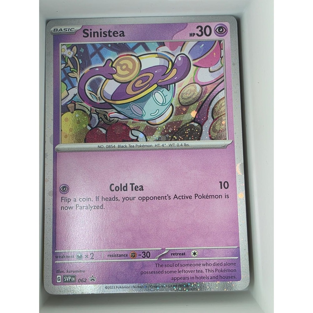 Sinistea 062 Holo Promo Scarlet & Violet Promo Pokemon Holo Near Mint